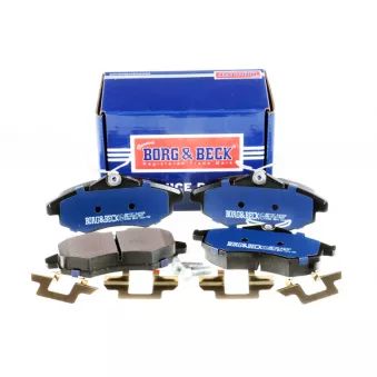 Jeu de 4 plaquettes de frein avant BORG & BECK BBP1727