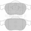 Jeu de 4 plaquettes de frein avant BORG & BECK BBP1731 - Visuel 2