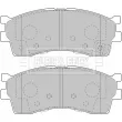 Jeu de 4 plaquettes de frein avant BORG & BECK BBP1792 - Visuel 2