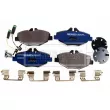 Jeu de 4 plaquettes de frein avant BORG & BECK BBP1796 - Visuel 3