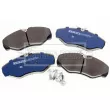 Jeu de 4 plaquettes de frein avant BORG & BECK BBP1812 - Visuel 3