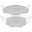 Jeu de 4 plaquettes de frein avant BORG & BECK BBP1904 - Visuel 2