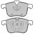 Jeu de 4 plaquettes de frein avant BORG & BECK BBP1942 - Visuel 2