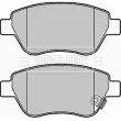Jeu de 4 plaquettes de frein avant BORG & BECK BBP2000 - Visuel 2