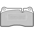 Jeu de 4 plaquettes de frein avant BORG & BECK BBP2017 - Visuel 2
