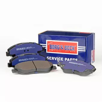 Jeu de 4 plaquettes de frein avant BORG & BECK BBP2042