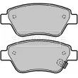 Jeu de 4 plaquettes de frein avant BORG & BECK BBP2042 - Visuel 2