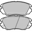 Jeu de 4 plaquettes de frein avant BORG & BECK BBP2048 - Visuel 2