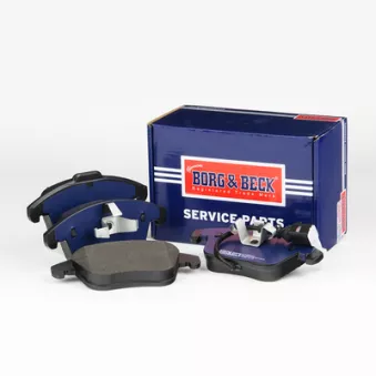 Jeu de 4 plaquettes de frein avant BORG & BECK BBP2049