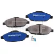 Jeu de 4 plaquettes de frein avant BORG & BECK BBP2065 - Visuel 3