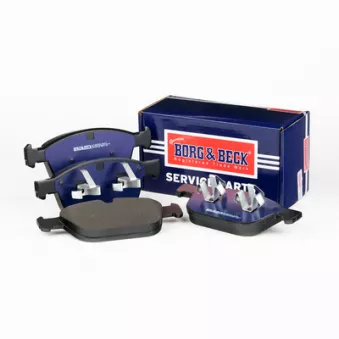 Jeu de 4 plaquettes de frein avant BORG & BECK BBP2093