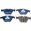 Jeu de 4 plaquettes de frein avant BORG & BECK BBP2110 - Visuel 3
