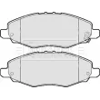 Jeu de 4 plaquettes de frein avant BORG & BECK BBP2113 - Visuel 2