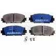 Jeu de 4 plaquettes de frein avant BORG & BECK BBP2123 - Visuel 3
