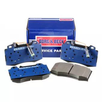 Jeu de 4 plaquettes de frein avant BORG & BECK BBP2132