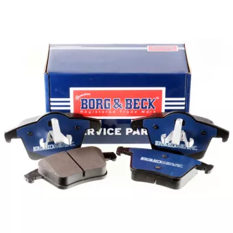 Jeu de 4 plaquettes de frein arrière BORG & BECK BBP2136