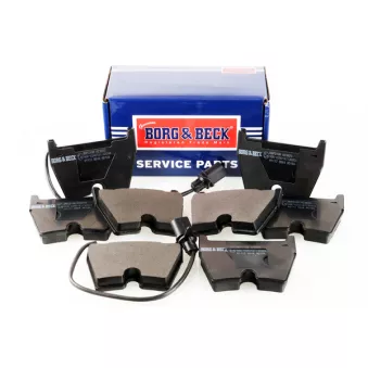 Jeu de 4 plaquettes de frein avant BORG & BECK BBP2138