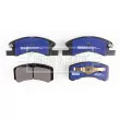 Jeu de 4 plaquettes de frein avant BORG & BECK BBP2141 - Visuel 3