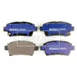 Jeu de 4 plaquettes de frein avant BORG & BECK BBP2164 - Visuel 3