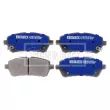 Jeu de 4 plaquettes de frein avant BORG & BECK BBP2182 - Visuel 3