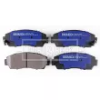 Jeu de 4 plaquettes de frein avant BORG & BECK BBP2204 - Visuel 3
