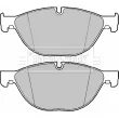 Jeu de 4 plaquettes de frein avant BORG & BECK BBP2218 - Visuel 2