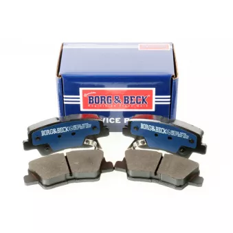 Jeu de 4 plaquettes de frein arrière BORG & BECK BBP2220