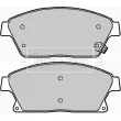 Jeu de 4 plaquettes de frein avant BORG & BECK BBP2228 - Visuel 2