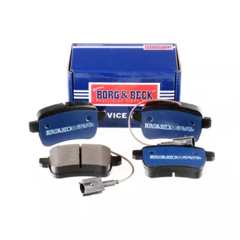 Jeu de 4 plaquettes de frein arrière BORG & BECK BBP2240
