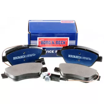 Jeu de 4 plaquettes de frein avant BORG & BECK BBP2243
