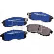 Jeu de 4 plaquettes de frein avant BORG & BECK BBP2282 - Visuel 3
