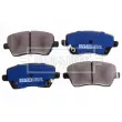 Jeu de 4 plaquettes de frein avant BORG & BECK BBP2297 - Visuel 3