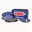 Jeu de 4 plaquettes de frein avant BORG & BECK BBP2299 - Visuel 1