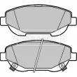 Jeu de 4 plaquettes de frein avant BORG & BECK BBP2299 - Visuel 2