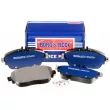 Jeu de 4 plaquettes de frein avant BORG & BECK BBP2344 - Visuel 1