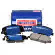 Jeu de 4 plaquettes de frein avant BORG & BECK BBP2364 - Visuel 1