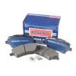 Jeu de 4 plaquettes de frein avant BORG & BECK BBP2379 - Visuel 1