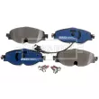 Jeu de 4 plaquettes de frein avant BORG & BECK BBP2381 - Visuel 3