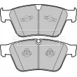 Jeu de 4 plaquettes de frein avant BORG & BECK BBP2386 - Visuel 1