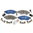 Jeu de 4 plaquettes de frein avant BORG & BECK BBP2393 - Visuel 3