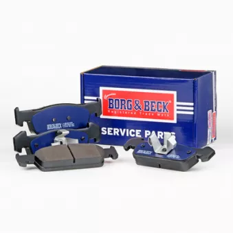 Jeu de 4 plaquettes de frein avant BORG & BECK BBP2408