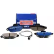 Jeu de 4 plaquettes de frein avant BORG & BECK BBP2428 - Visuel 1