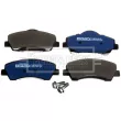 Jeu de 4 plaquettes de frein avant BORG & BECK BBP2442 - Visuel 2