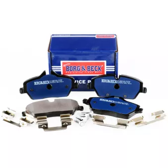Jeu de 4 plaquettes de frein avant BORG & BECK BBP2446
