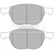 Jeu de 4 plaquettes de frein avant BORG & BECK BBP2456 - Visuel 2