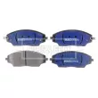Jeu de 4 plaquettes de frein avant BORG & BECK BBP2459 - Visuel 2