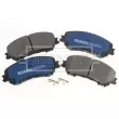 Jeu de 4 plaquettes de frein avant BORG & BECK BBP2487 - Visuel 2