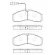 Jeu de 4 plaquettes de frein avant BORG & BECK BBP2490 - Visuel 2