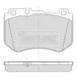 Jeu de 4 plaquettes de frein avant BORG & BECK BBP2501 - Visuel 3