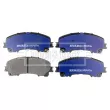 Jeu de 4 plaquettes de frein avant BORG & BECK BBP2506 - Visuel 1